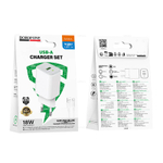 Borofone BAS82A Star QC3.0 зарядное устройство набор (Type-C) (white)