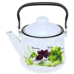 Чайник эмалированный 2,5л «Базилик» 01-2711/4- (4)
