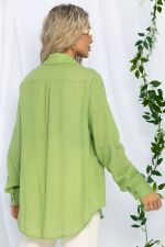 Рубашка Воздушное настроение (зеленая) Б13190-7М LT Collection