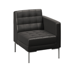 Секция с подлокотником одноместная ФОРЕСТ