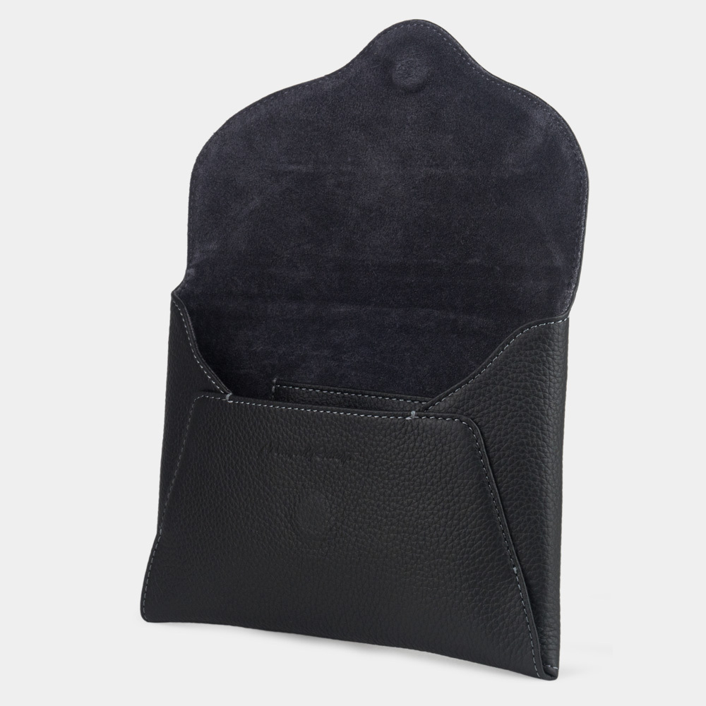 Сумка-клатч Florette из кожи теленка, черного цвета