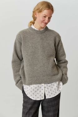 Рубашка покроя реглан с принтом