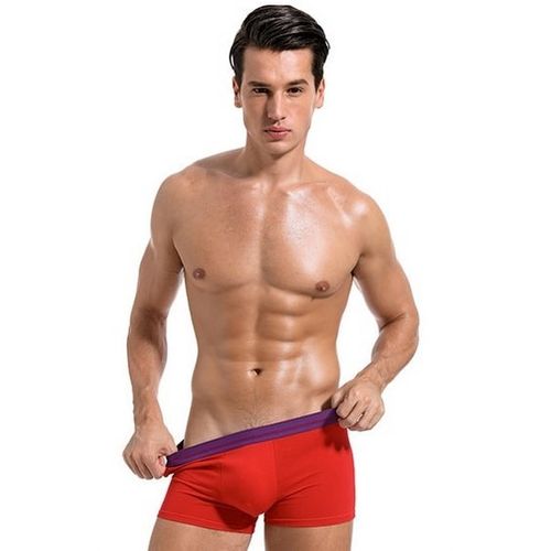 Мужские трусы боксеры красные ROMEO ROSSI 6084-8