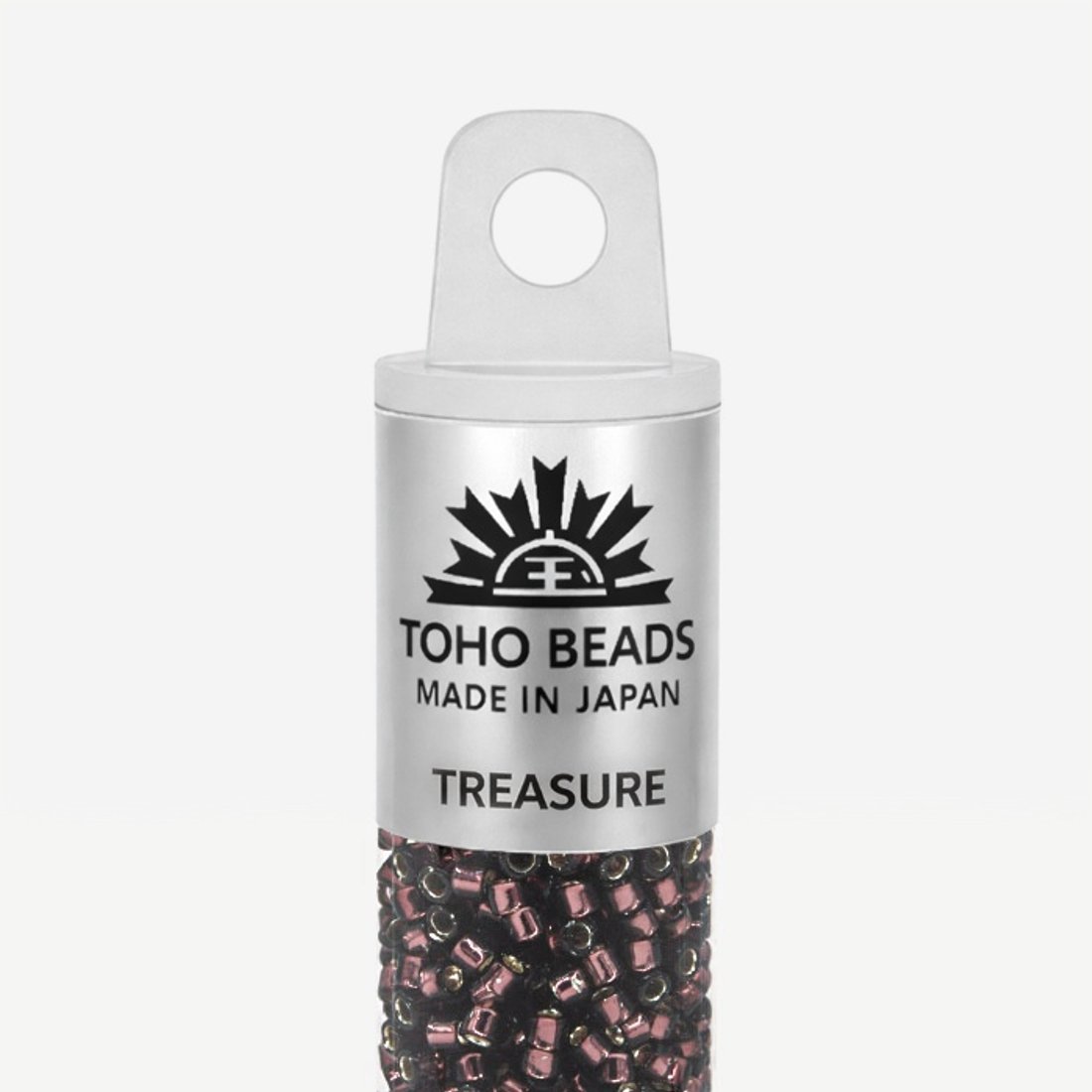 Японский бисер TOHO Treasure (№26C), с внутренним серебрением, прозрачный
