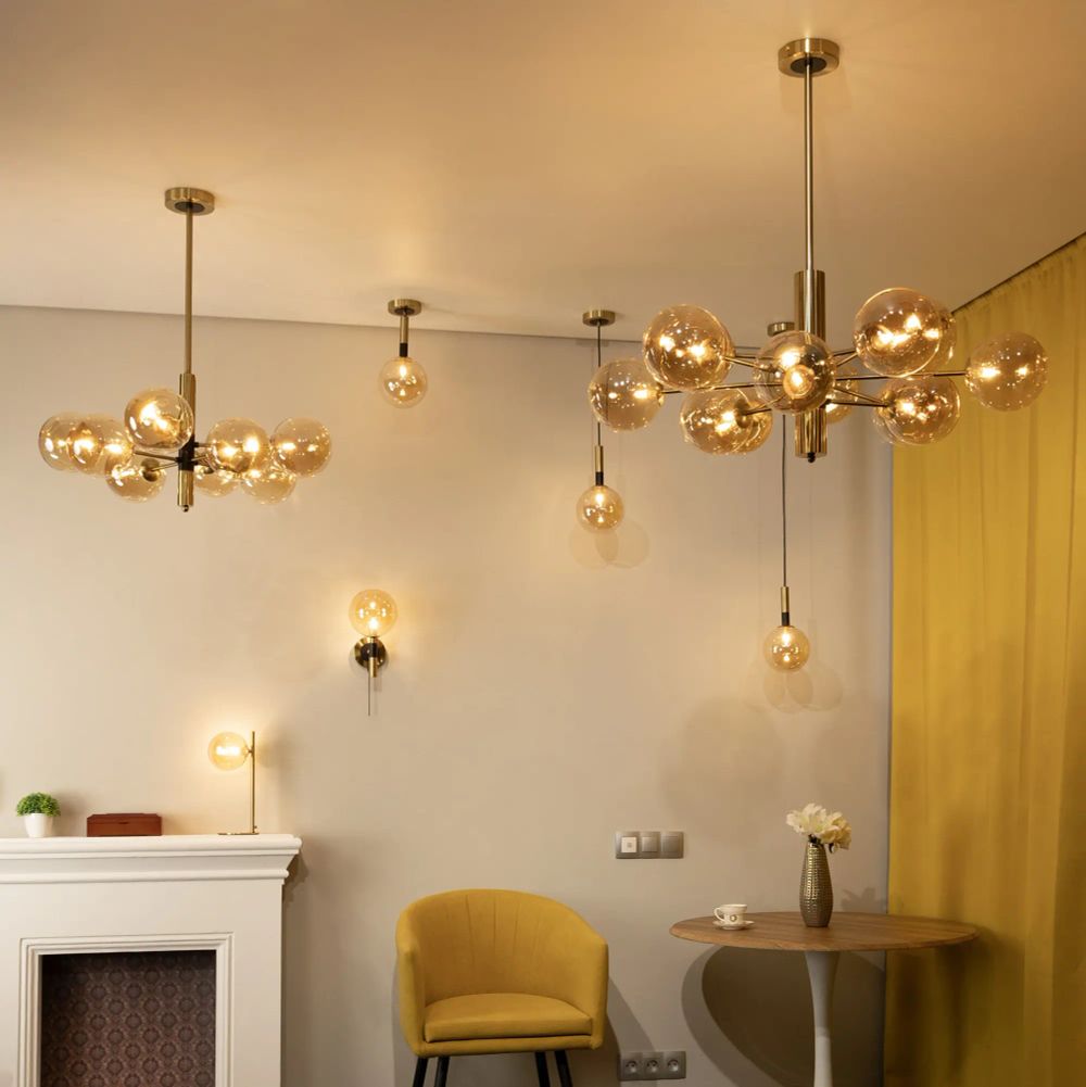 Citilux Нарда CL204190 Люстра на штанге Бронза