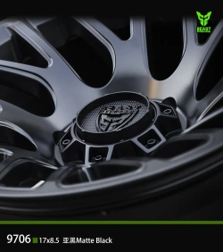 Диск колёсный литой BEAST OFFROAD 9706 R17 8,5 ET0 Matte Black