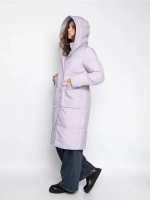 Куртка зимняя удлиненная с капюшоном