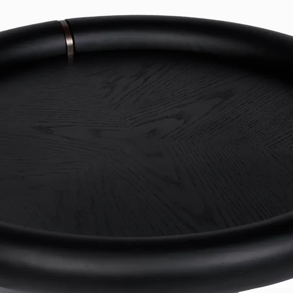 Журнальный стол Luca Ø100х33 см, черный