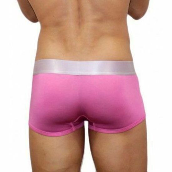 Мужские трусы боксеры розовые из модала Calvin Klein Boxer