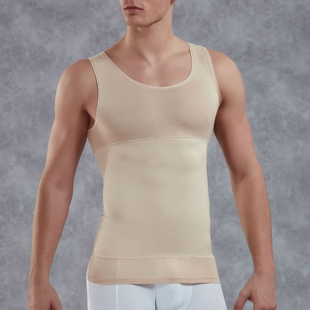 Мужская утягивающая майка-корсет Doreanse Shape (Размер: XXL) (Цвет: белый)