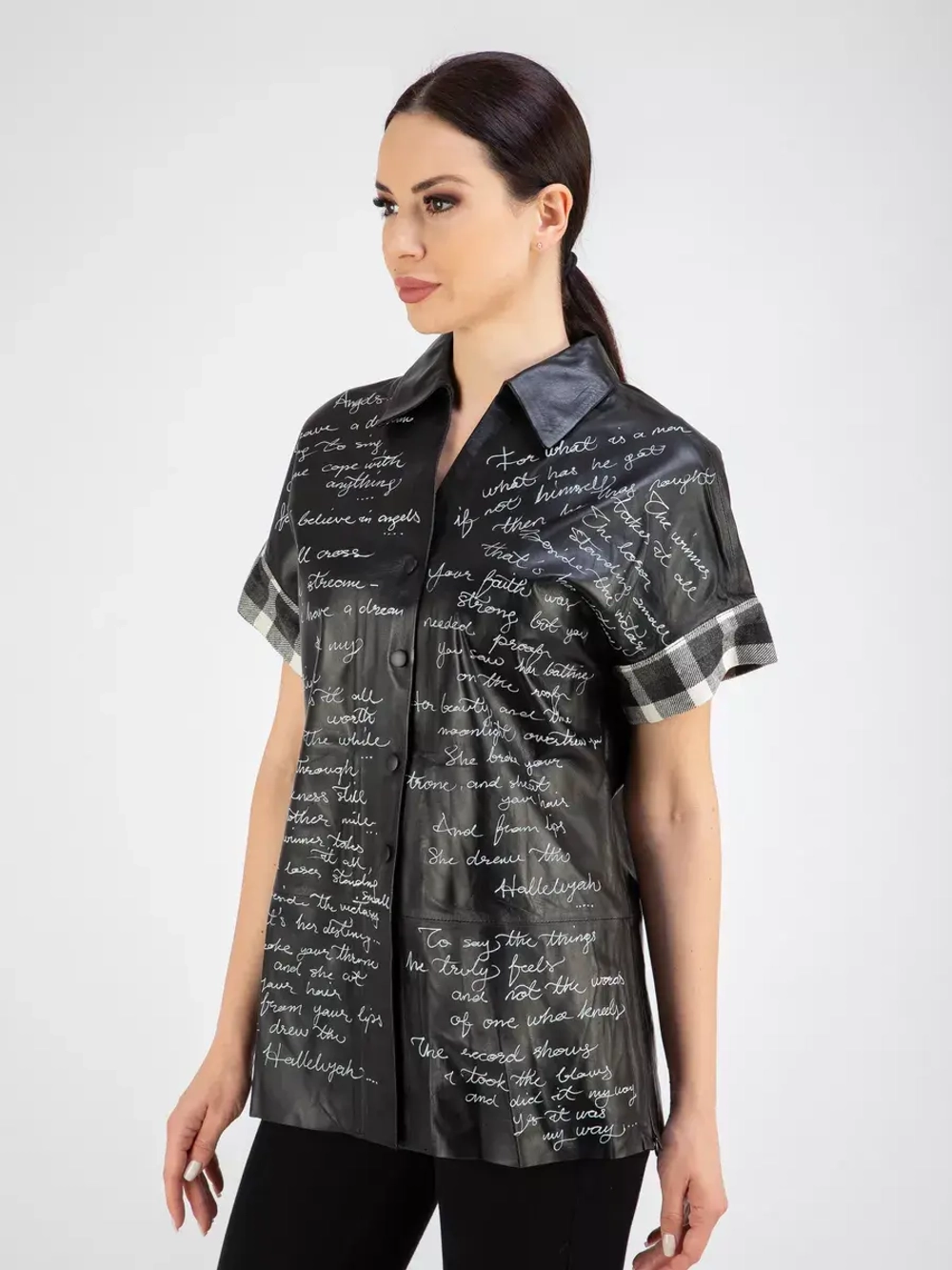 Кожаная куртка натуральная жилет