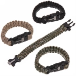 Браслет паракорд для выживания, с огнивом и свистком 18,7*2,4 см