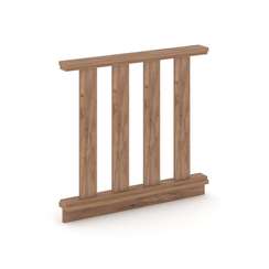 Kodex Барьер для зала суда KD.BZ-09 Дуб Табак 900*100*850