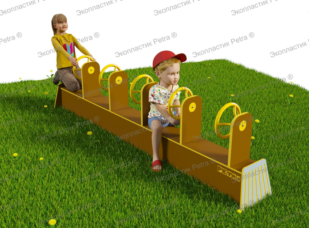 Уличный игровой модуль Интерактивный штурвал