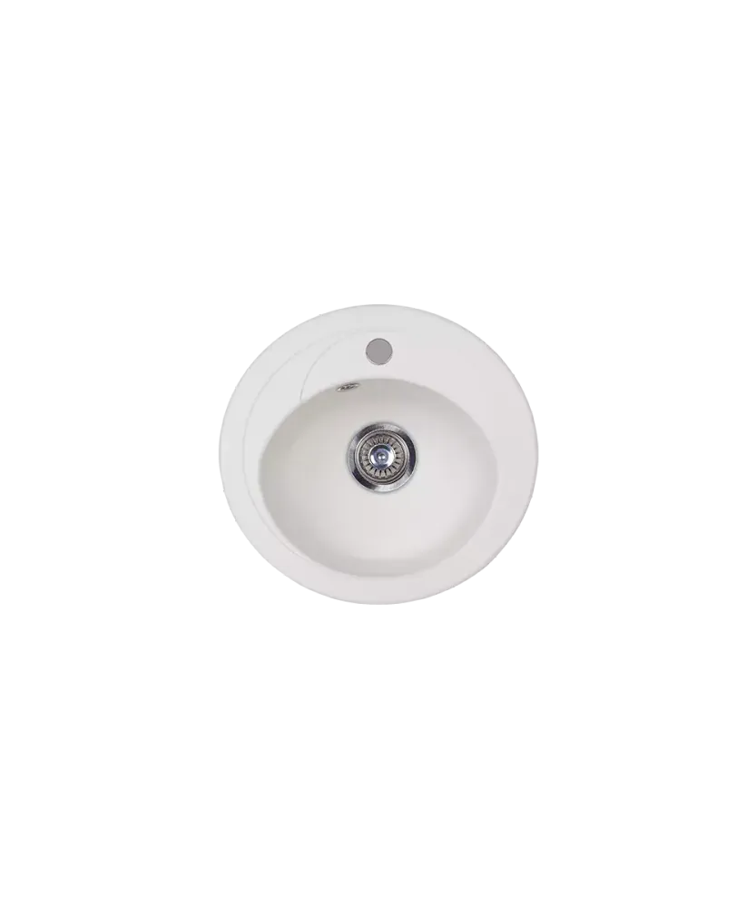 Кухонная мойка Kuppersberg CAPRI 1B WHITE ALABAS