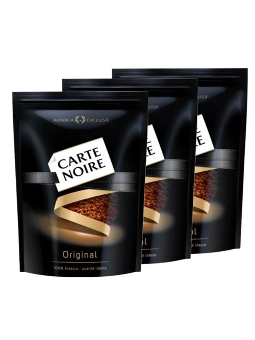 Кофе растворимый Carte Noire Original, пакет 150 г 3 шт