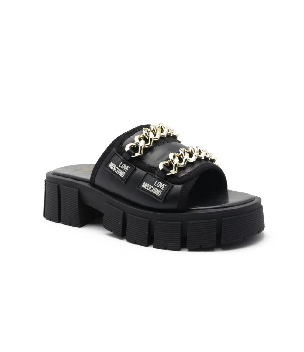 Шлепанцы Love Moschino - черный(JA28586G0GIE0)