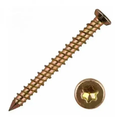 Шуруп по бетону / кирпичу 7,5 х 92 мм 50 шт Oklent, нагель, саморез, анкер по бетону