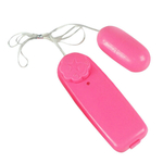 Вибро-яйцо на проводе с дистанционным пультом управления (розовое) (Цвет: розовый)