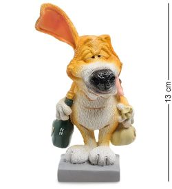 RV-901 Статуэтка Собака Бигль «Желаю удовольствий» (W.Stratford)