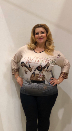 Молодежная туника комбинированной расцветки, в 2-х цветах