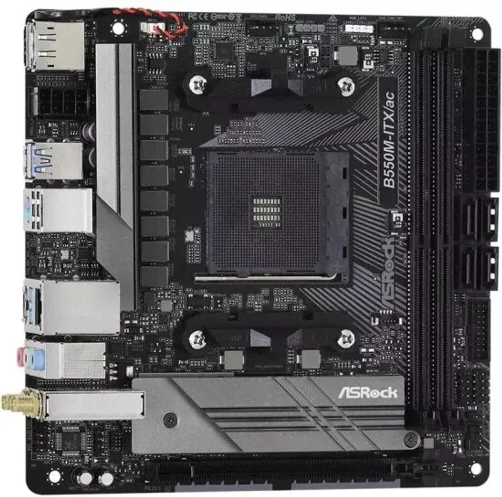 Материнская плата AMD B550 SAM4 MITX B550M-ITX/AC ASROCK