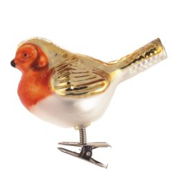 GAEM Украшение новогоднее на прищепке "Птичка", L8 W5 H8 см, 4в.