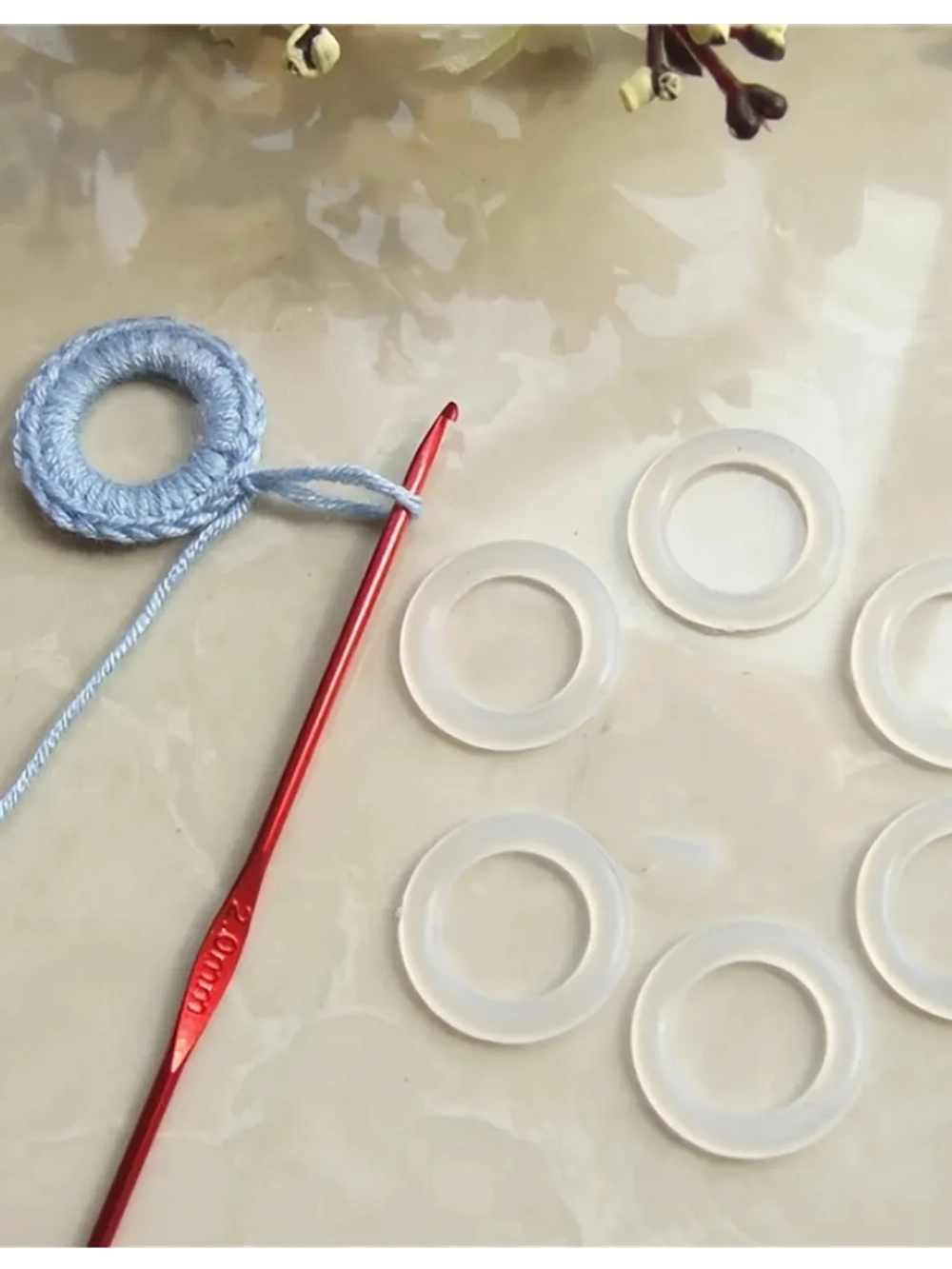 Канва пластиковая Колечки