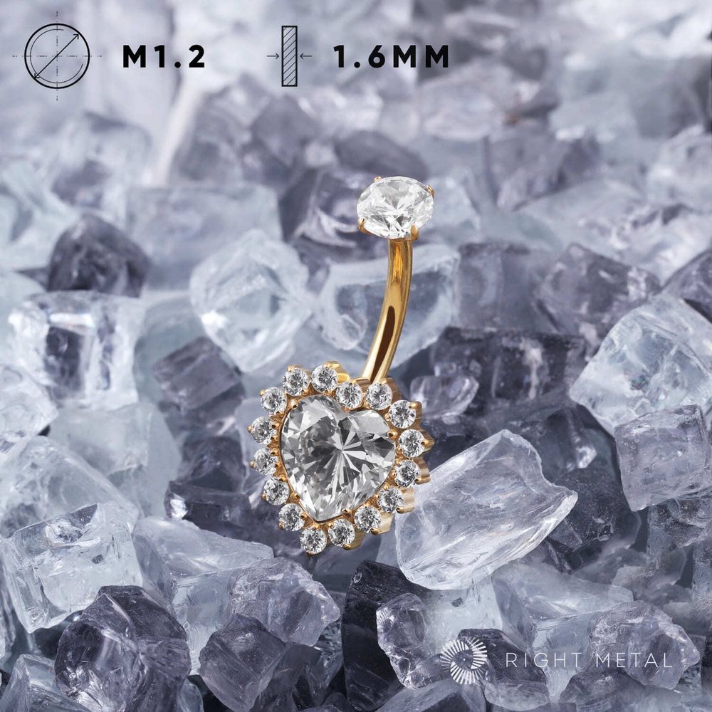 Банан Jasmine Heart Crystal PVD Yellow