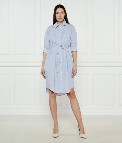 Платье с ремешком Dua Joop! Jeans - голубой(30046173)