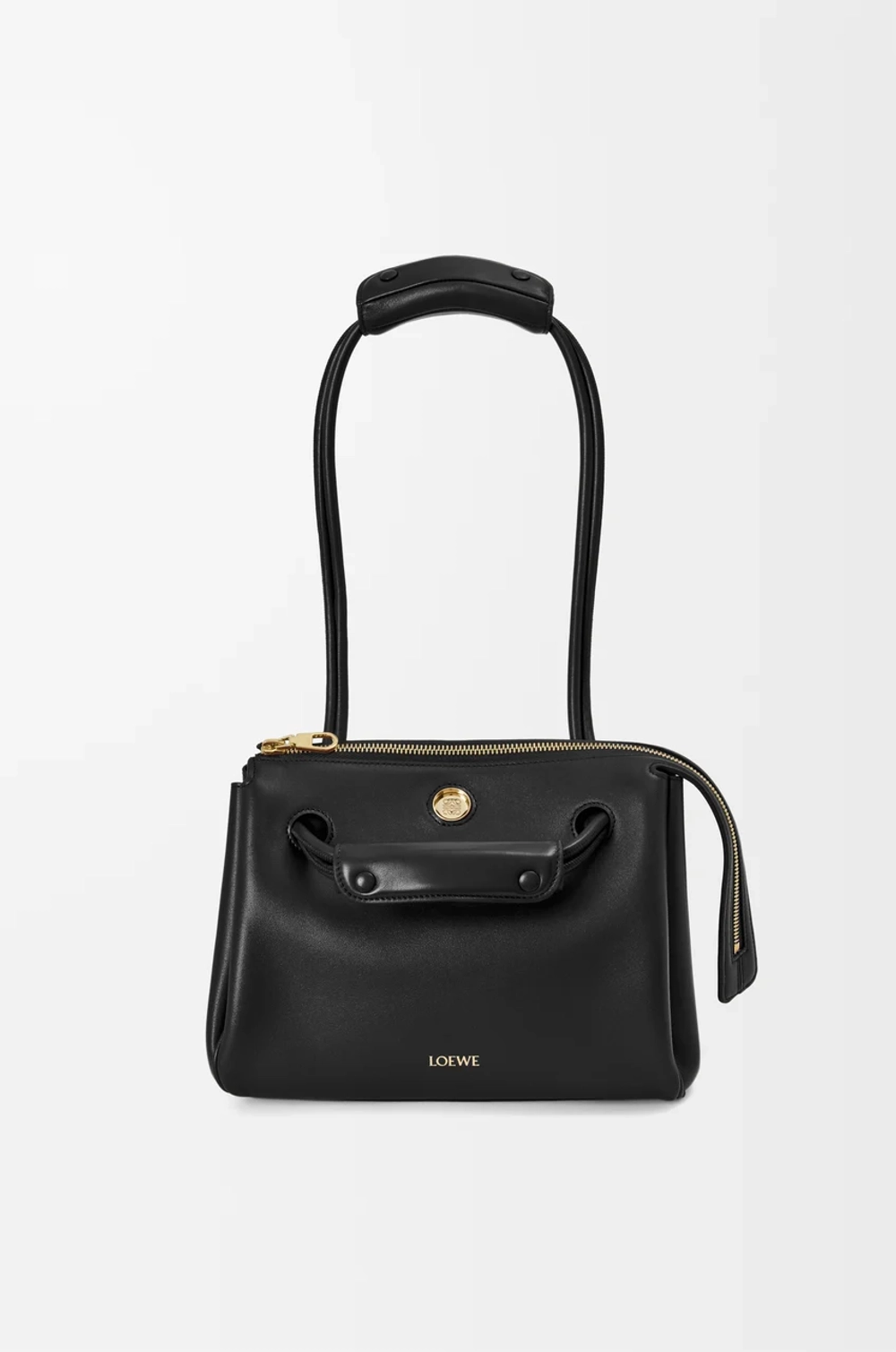 Loewe Маленькая сумка Madrid из мягкой телячьей кожи, черный