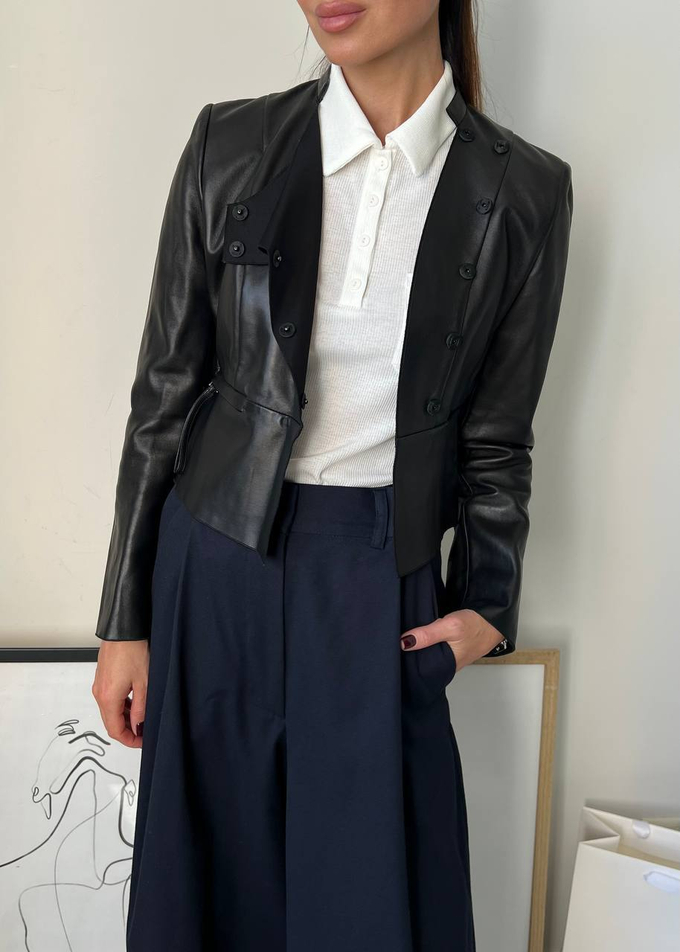 Кожаный жакет Prada, XS