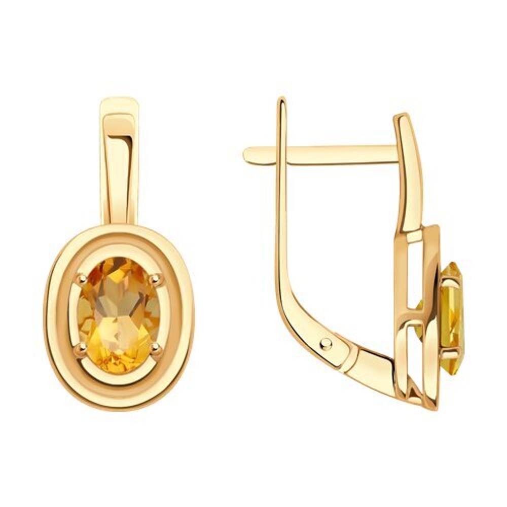 Серьги из золота 585 пробы
