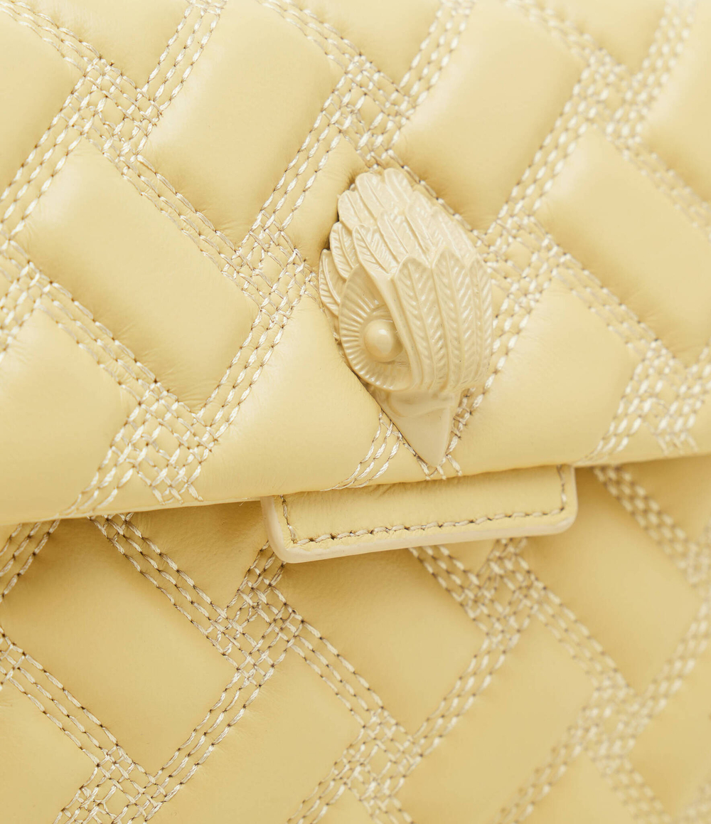 Кожаная сумка через плечо KENSINGTON Kurt Geiger - кремовый(9986942109)