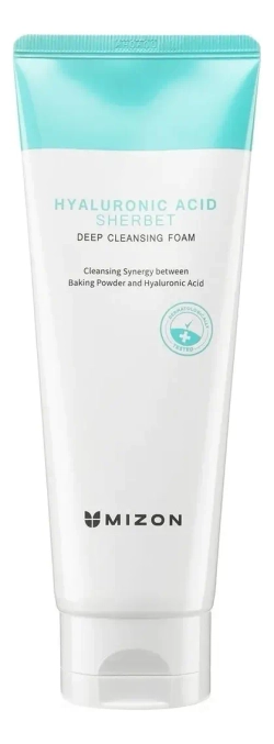 MIZON Глубокоочищающая пенка для умывания с гиалуроновой кислотой - HYALURONIC ACID SHERBET DEEP CLEANSING FOAM ,150мл