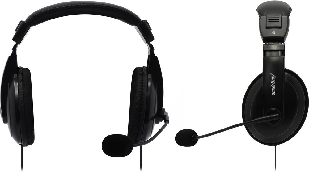 Наушники с микрофоном SmartBuy Commando SBH-7000 (шнур 2.5м, с  регулятором  громкости)