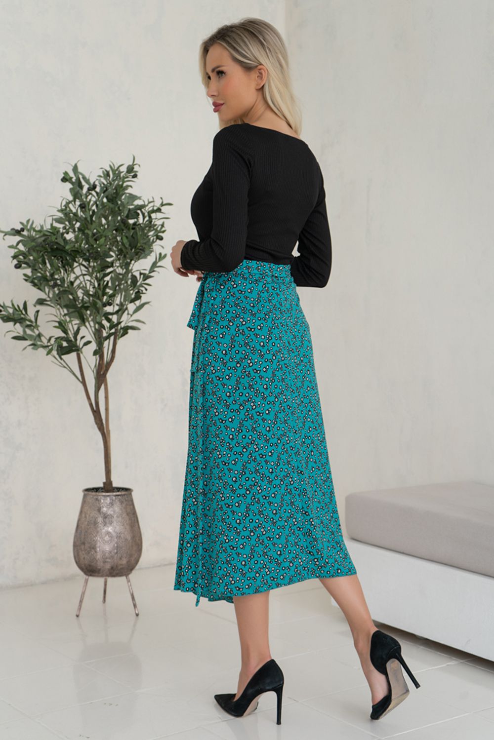 Юбка (изумрудный) Ю11-15/5 Nikol