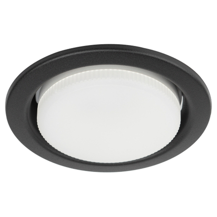 Светильник встраиваемый ЭРА KL35 SBK (к) Set 10 под лампу GX53 черный матовый с термокольцом набор 10 шт