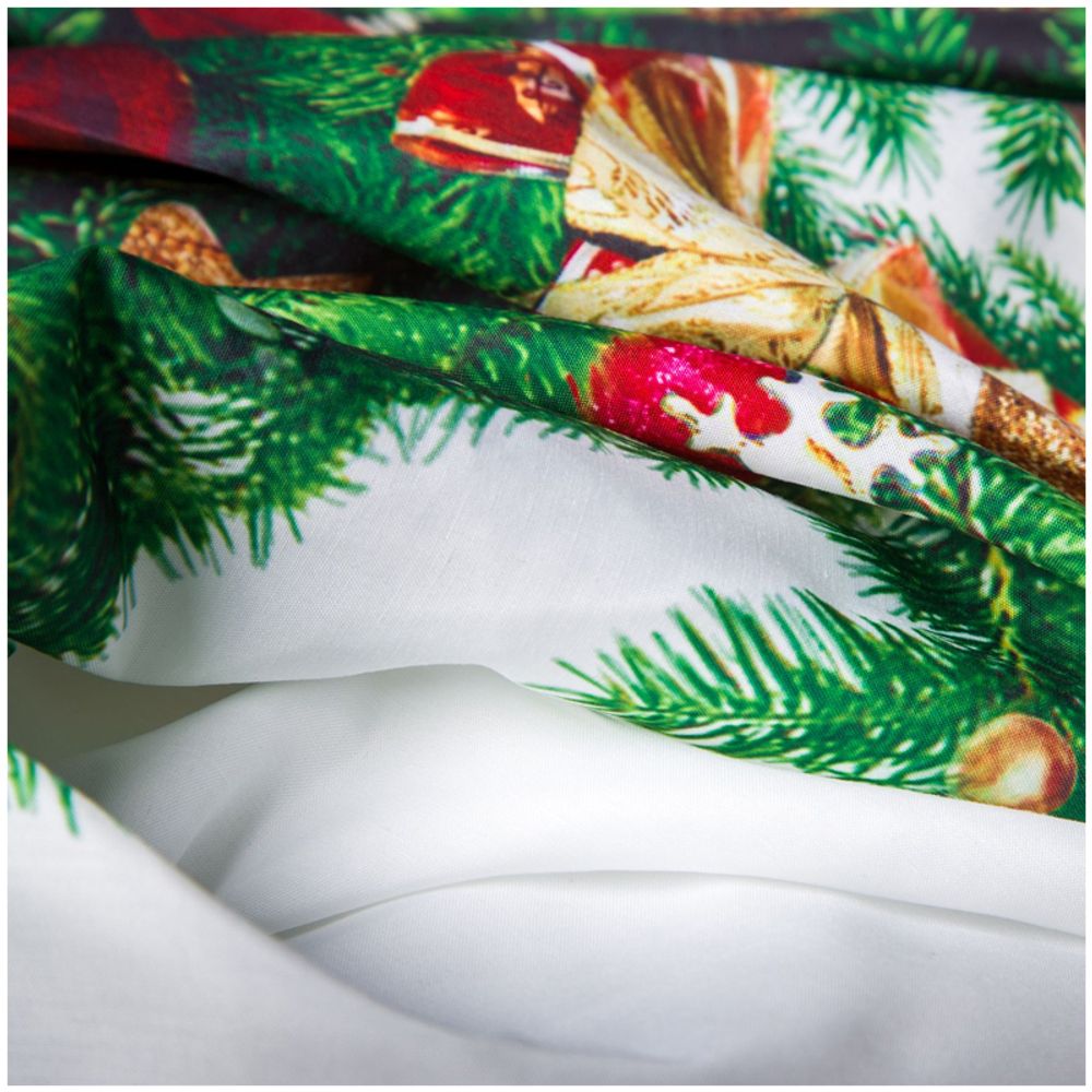 Ель декоративная Bondibon "Самая компактная елка "Штора - Новогодняя елка", 140*230см