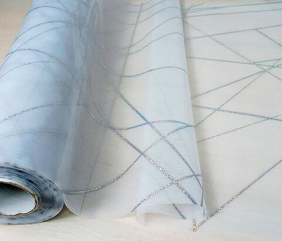 Клеенка Термо 60см*20м прозрачная с рисунком, 1078C