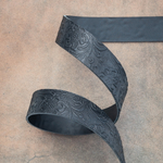 ременная кожа черная