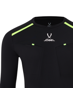 Футболка судейская с длинным рукавом DIVISION PerFormDRY Referee LS Tee, черный