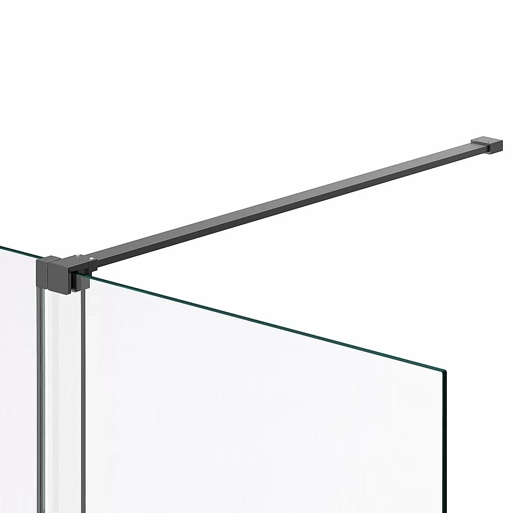 Душевая перегородка Vincea Walk-In VSW-1WSL120CLGM 120 профиль вороненая сталь/стекло прозрачное