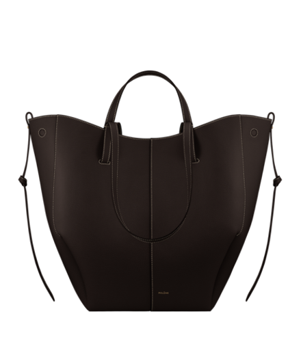 POLENE СУМКА CYME TOTE, ТЕМНО-КОРИЧНЕВЫЙ