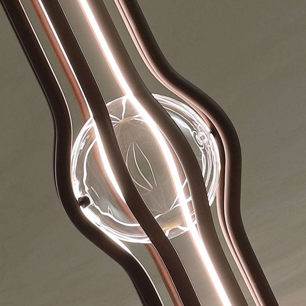 Напольный светильник MJ60911F/B nut-brown