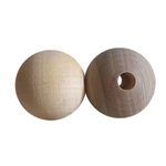 Шар 25мм из липы с отверстием 4мм, бусина