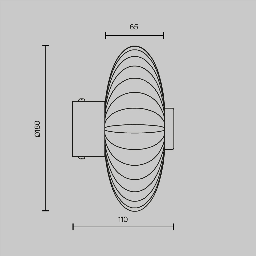 Настенный светодиодный светильник Maytoni Amulet MOD555WL-L4CH4K