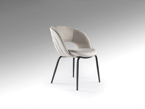 Nim Стул каменно-серый/черный