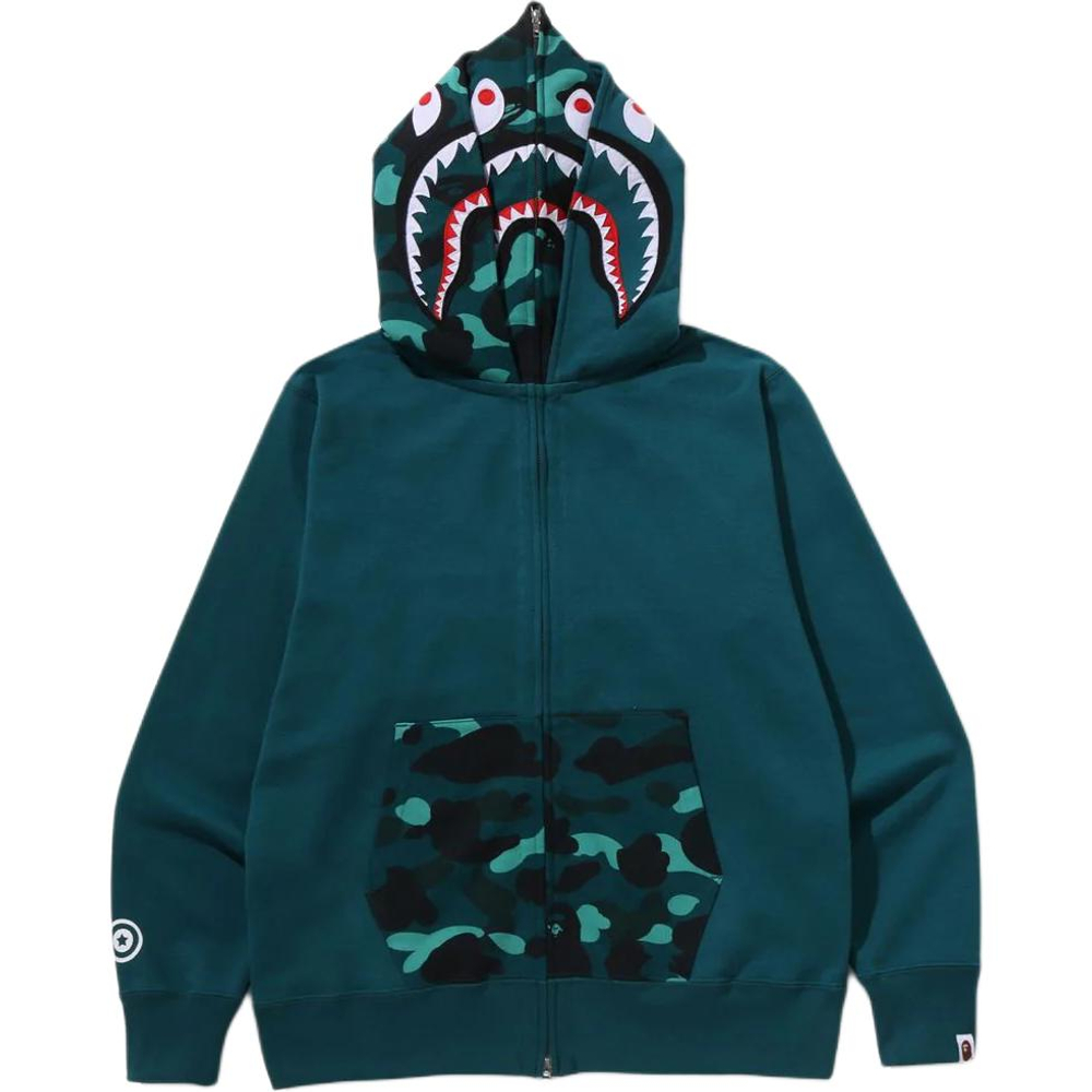 A Bathing Ape Bathing Ape Sweatshirts Cotton Moderate No Fleece Lined 1m30 115 009 зеленый