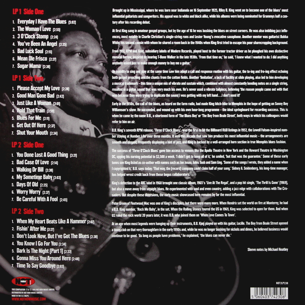 B.B. King / Can't Kick The Blues (2LP)